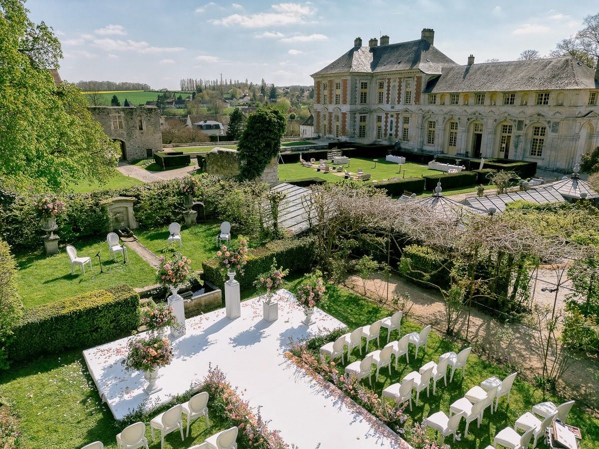 Mariage français Château de Vallery 