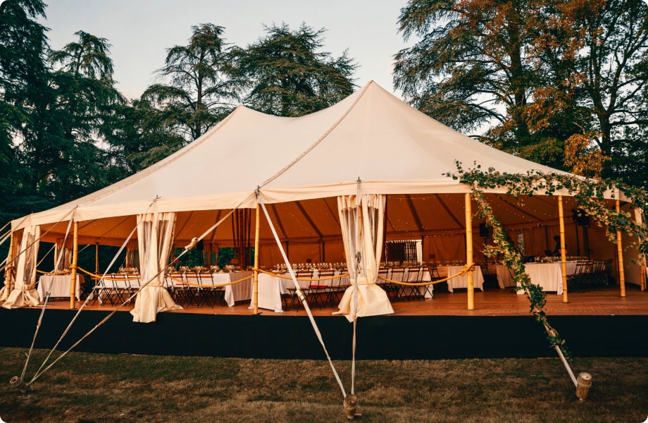 Chapiteau Bambou - Toile