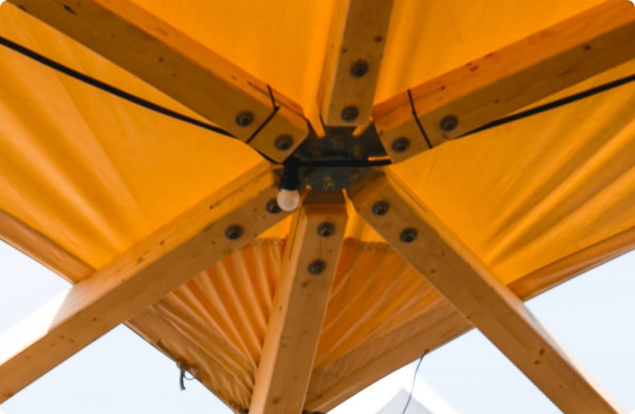 Dôme en Bois - Armature