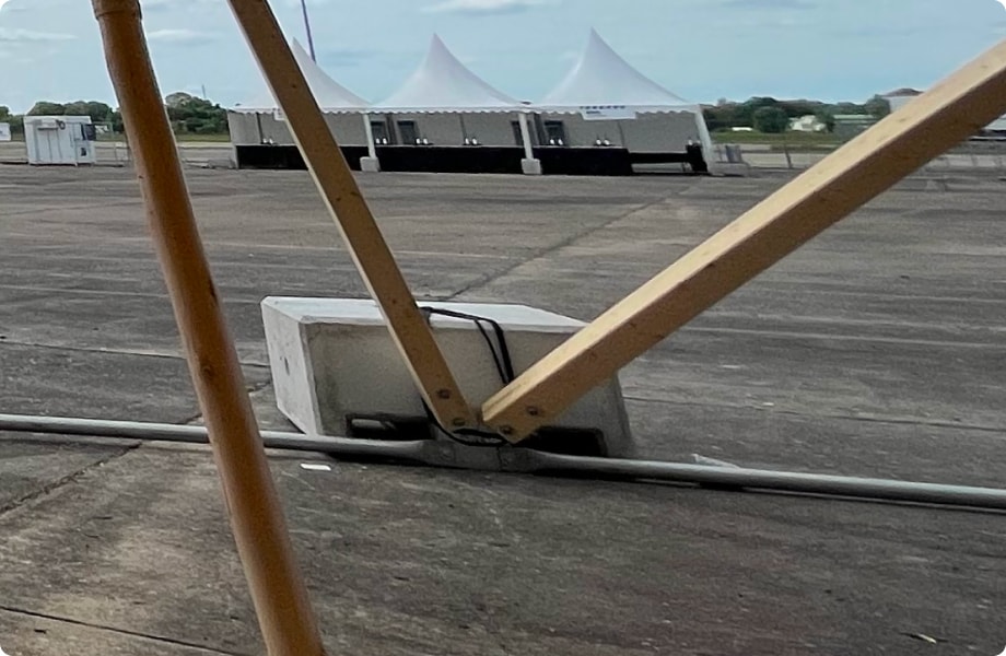 Dôme en Bois - Fixation