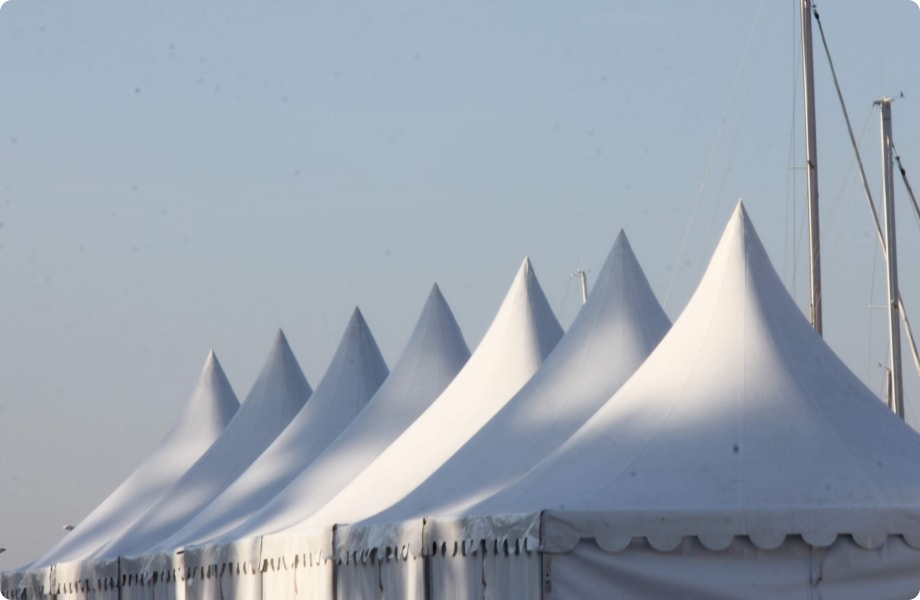 Tente Pagode - Entoilage