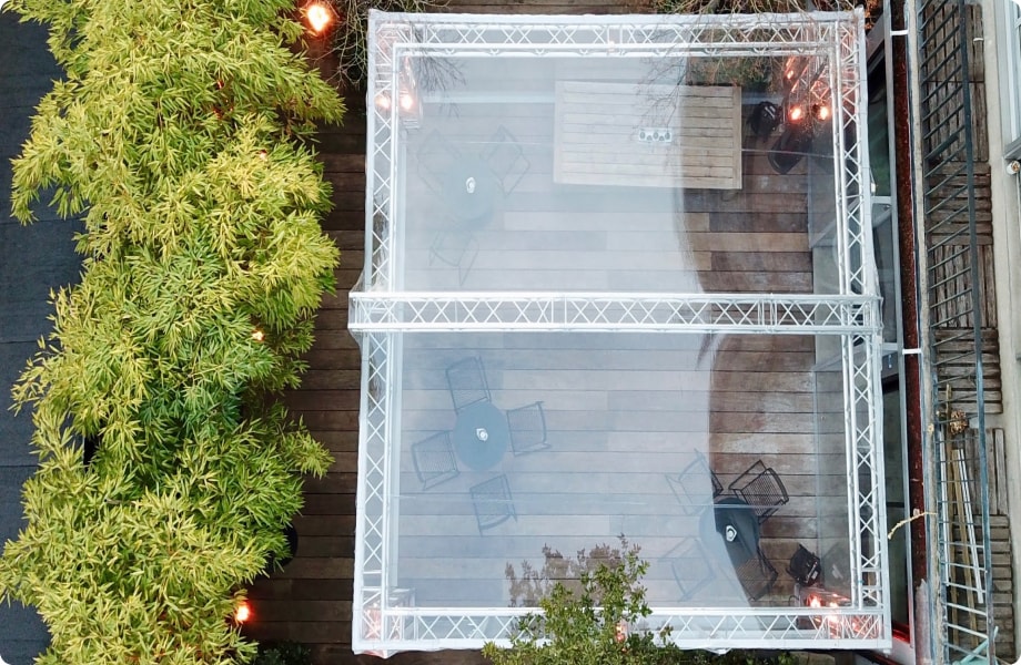 Structure sur Pont - Entoilage