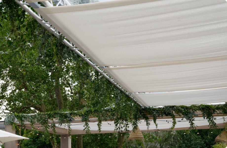 Structure sur Pont boisée - Entoilage