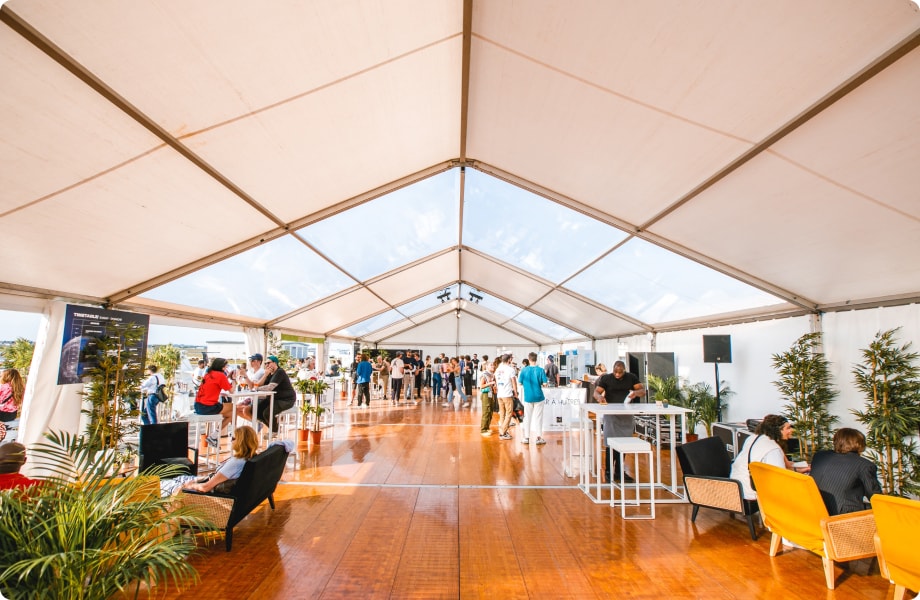 Tente de Réception - Sol