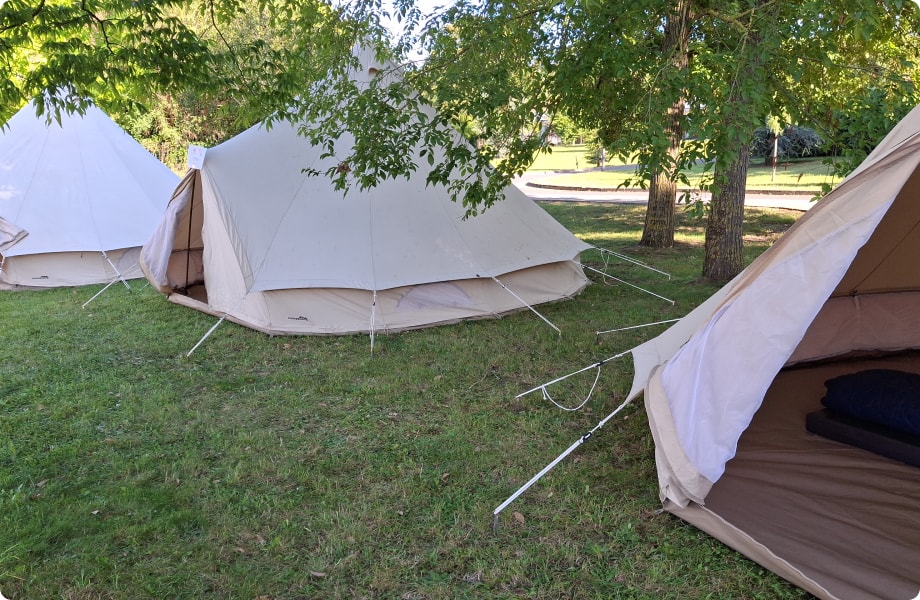 Tipi d'Hébergement - Fixation