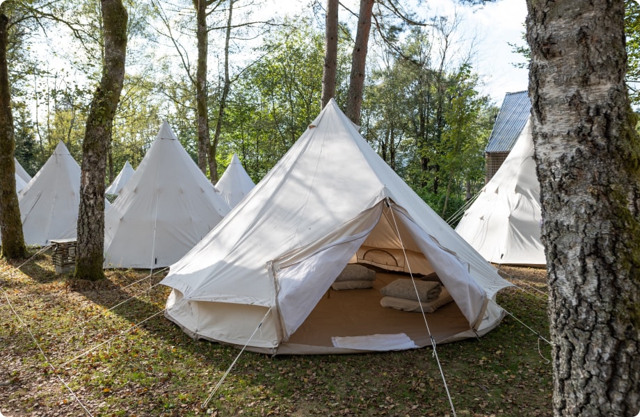 Tipi d'Hébergement - Sol