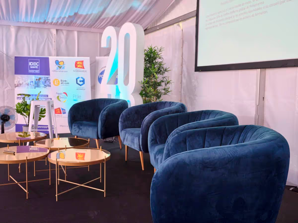 Location de mobilier pour séminaire d'entreprise - ATAWA