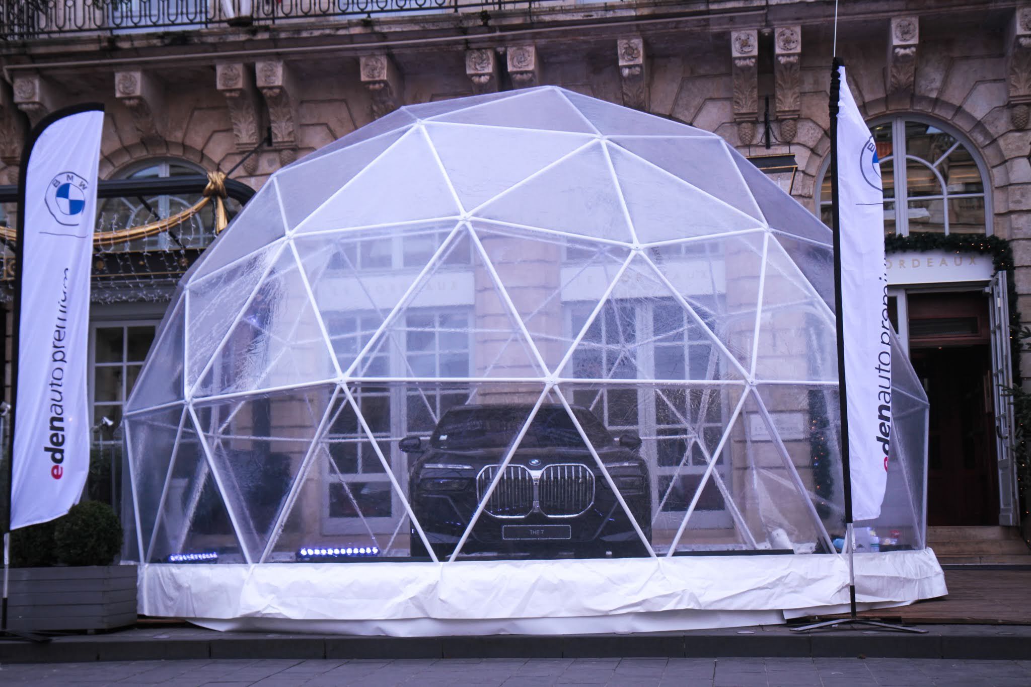 Dome toit cristal