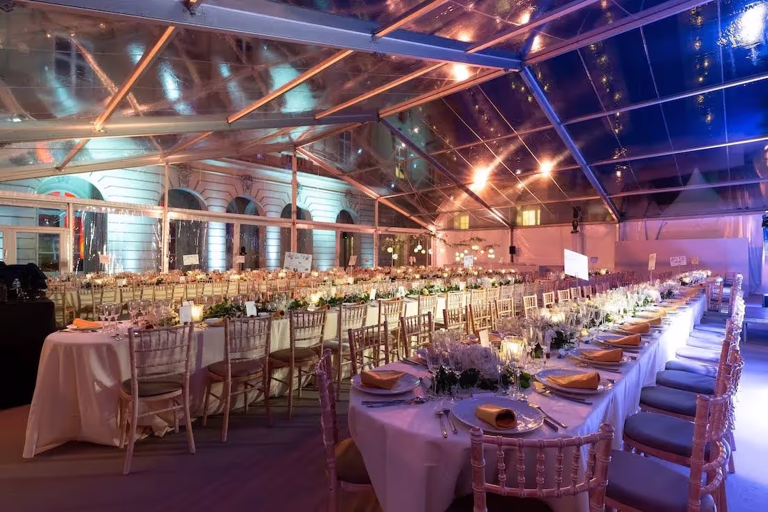 location de tente mariage en hiver