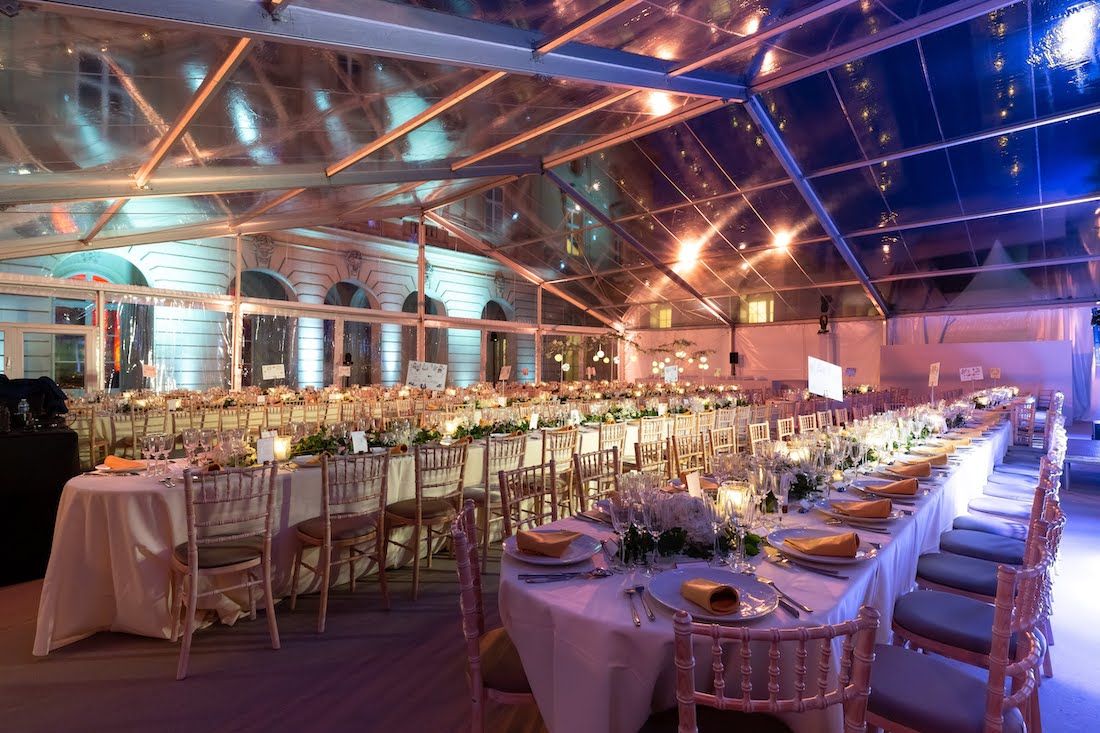 location de tente mariage en hiver