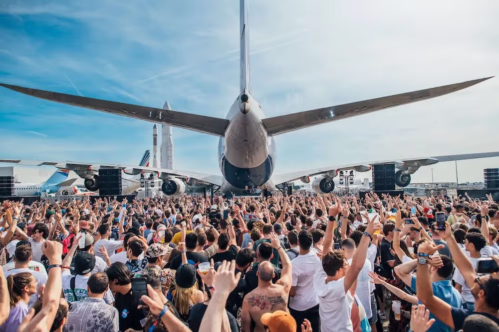 Organisation festival de musique electro