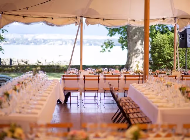 A wedding in Switzerland north of Lake Geneva