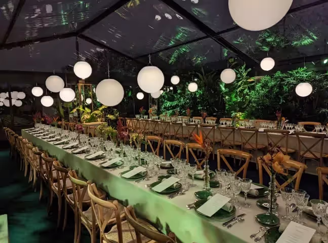 Quantité de tables & chaises selon vos invités