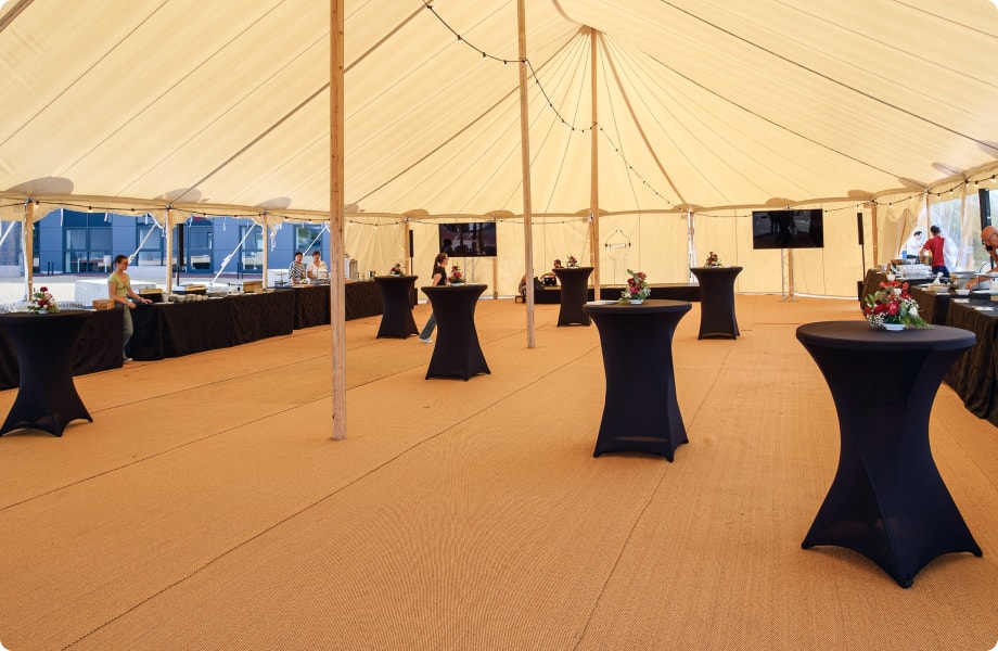 Tente Silhouette en U - Sol