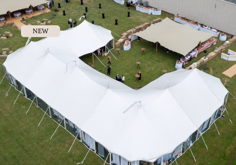U-Shaped Sailcloth Tent