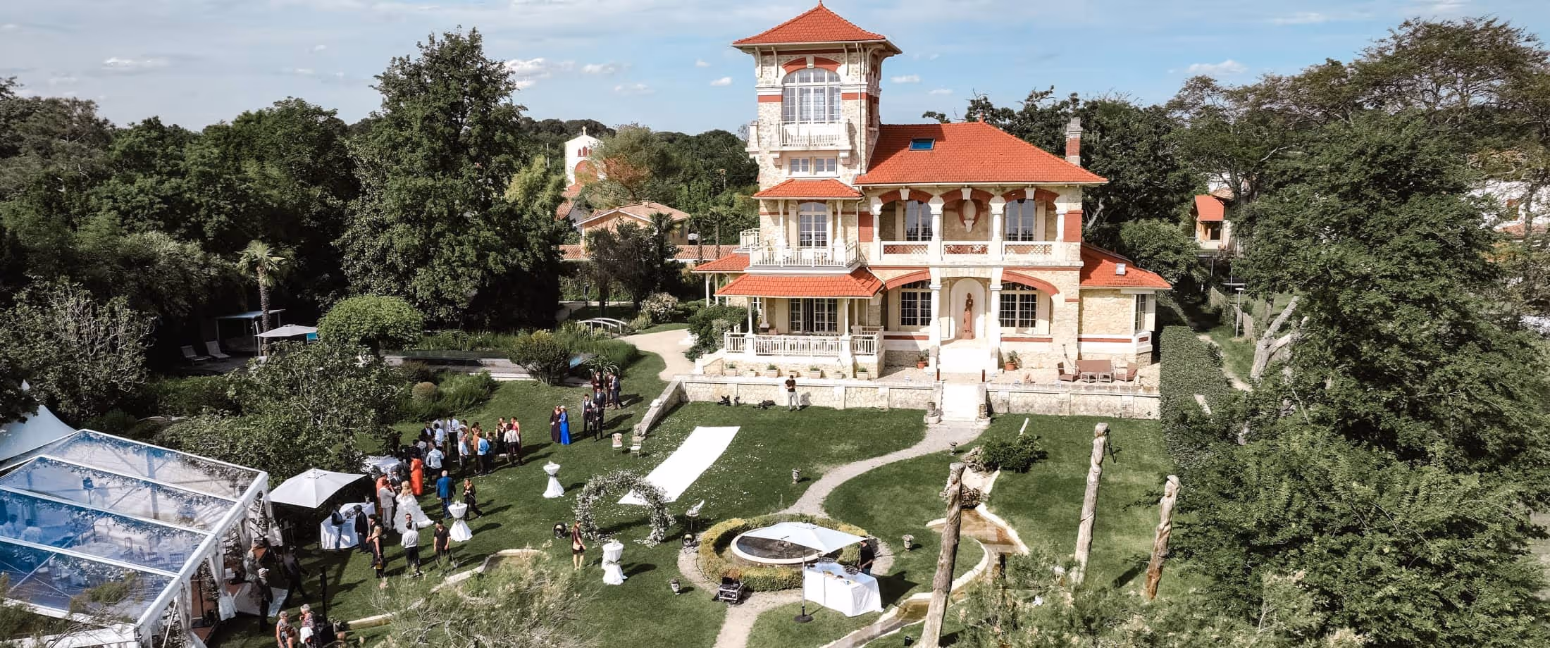 Un mariage chic à la Villa La Tosca