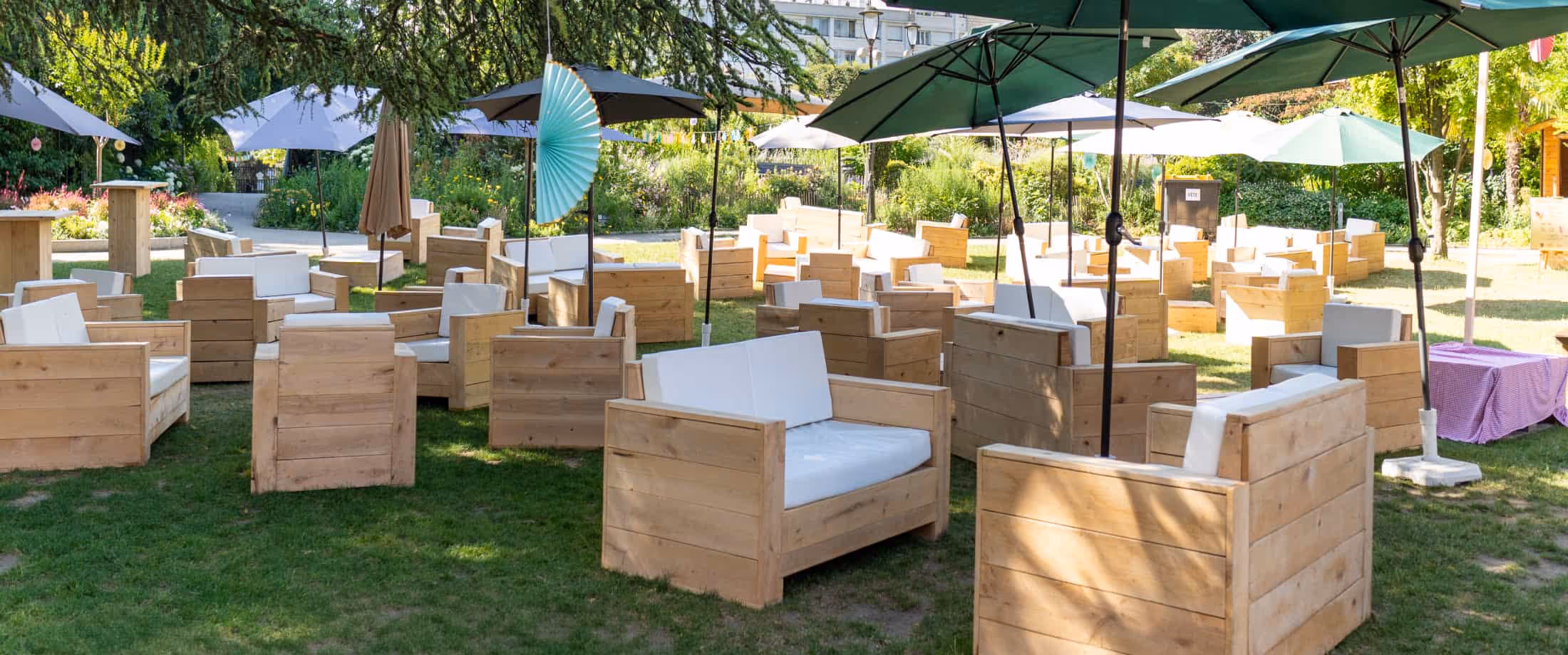 Furniture rental : Pallet Furniture