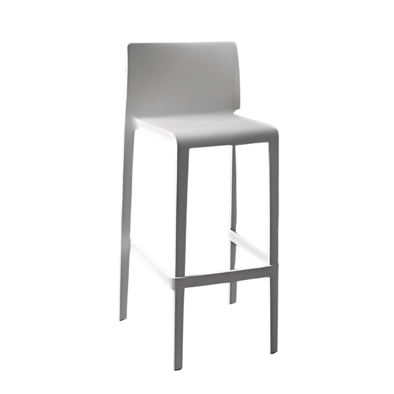 White High Stool