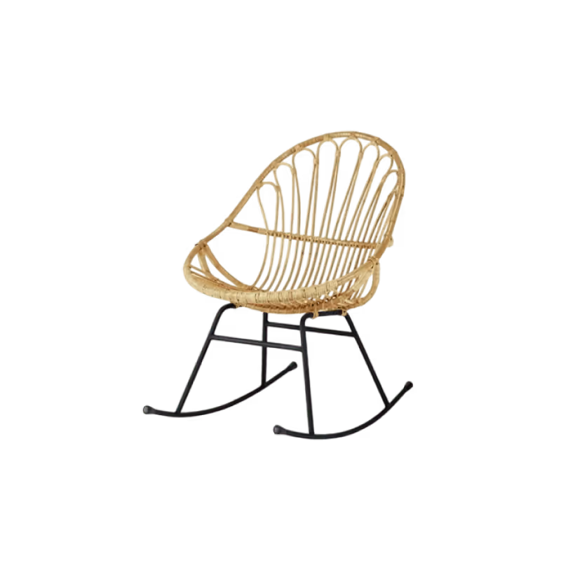 Chaise bascule bohème