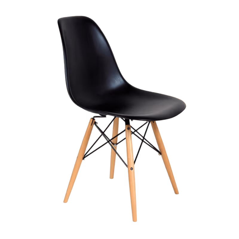 Black Scandinavian Chair