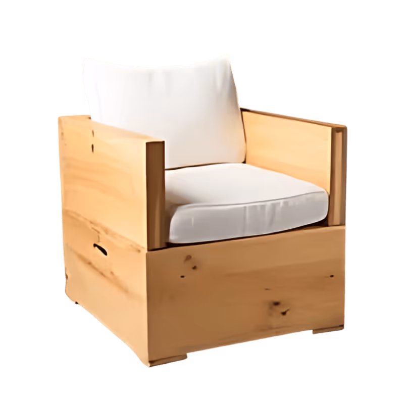 Madera Pallet Wood Armchair