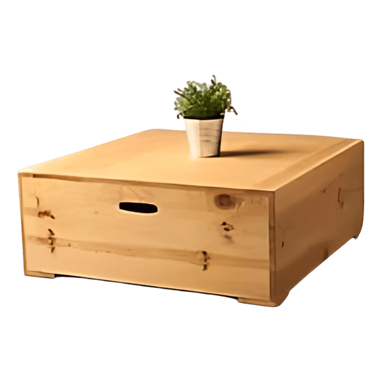 Table basse bois palette madera