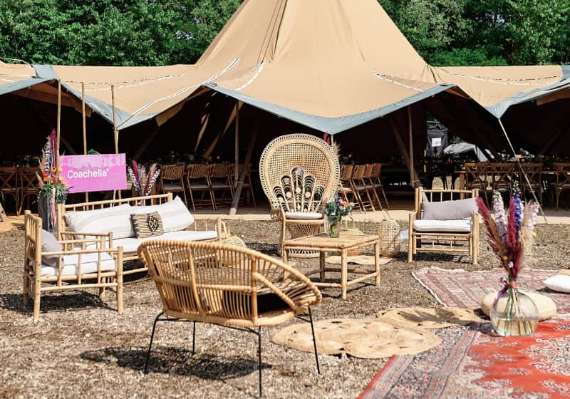 Furniture rental : Coachella Boho Furniture