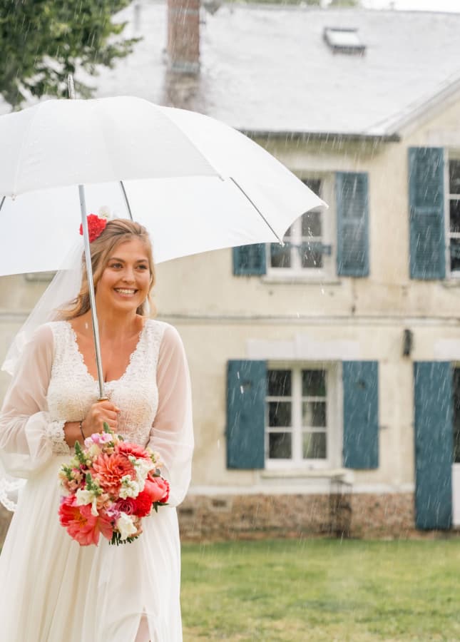 Mariage sous la pluie : nos conseils pour une réception réussie