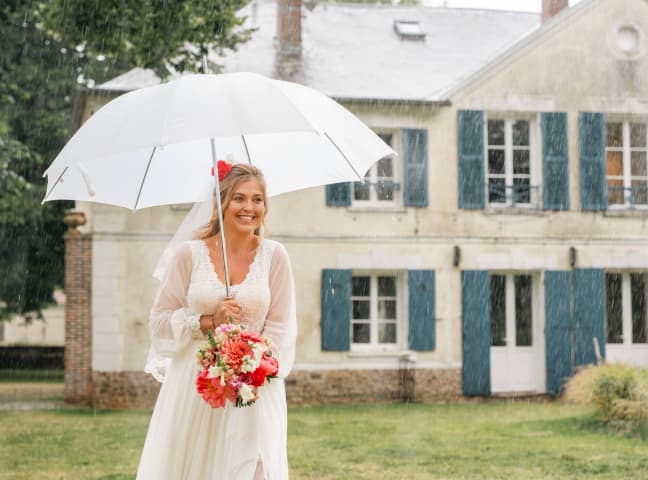 Wedding in the Rain: Our Tips for a Successful Reception