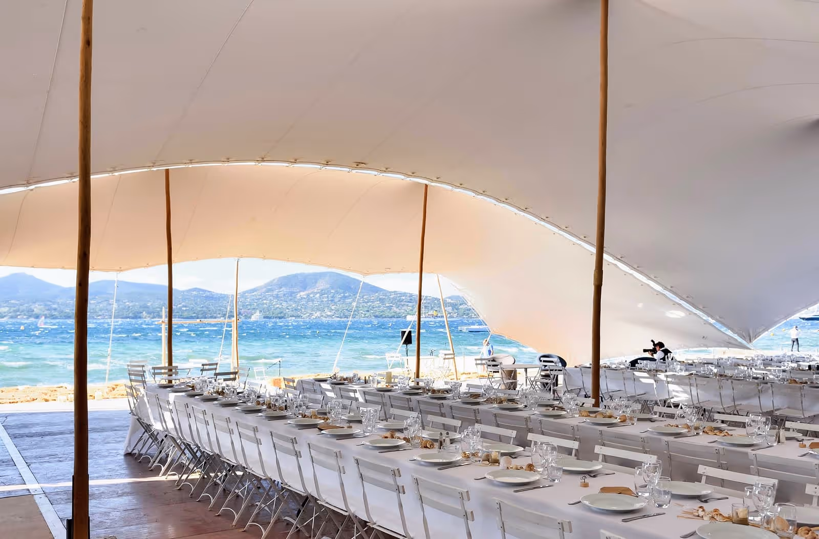 Location de tentes, barnums et chapiteaux à Saint-Tropez