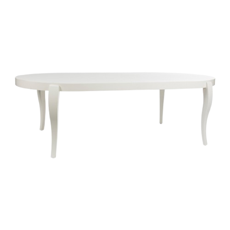Furniture rental : Baroque White Table