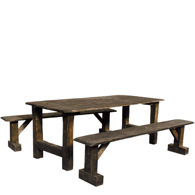 Furniture rental : Farmhouse Table Set