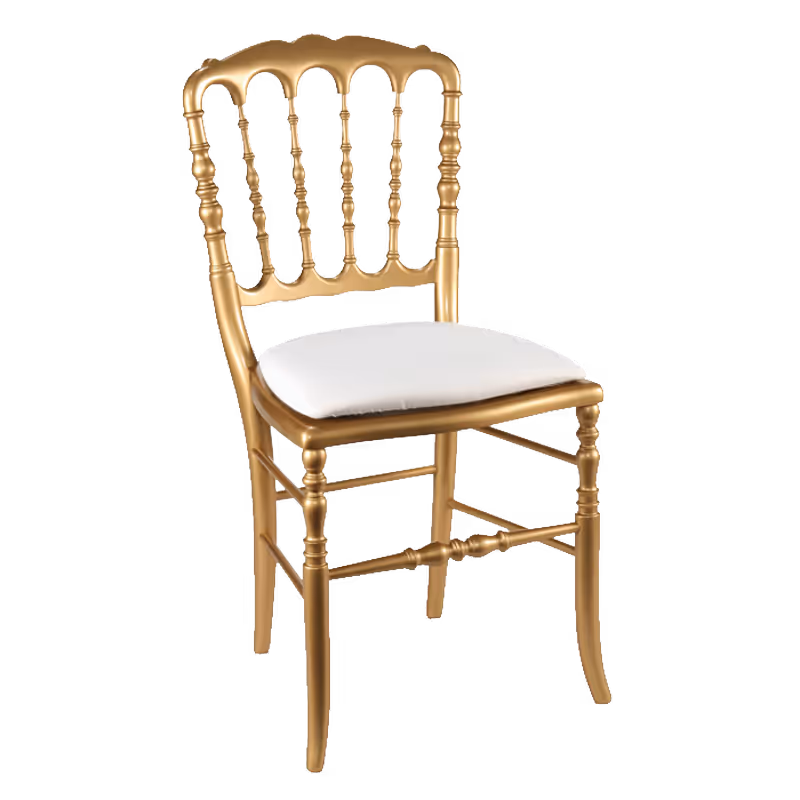 Furniture rental : Golden Napoleon Chair