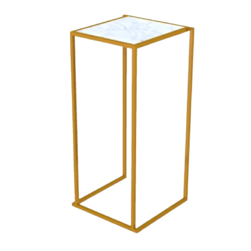 Furniture rental : Quadro Gold Standing Table