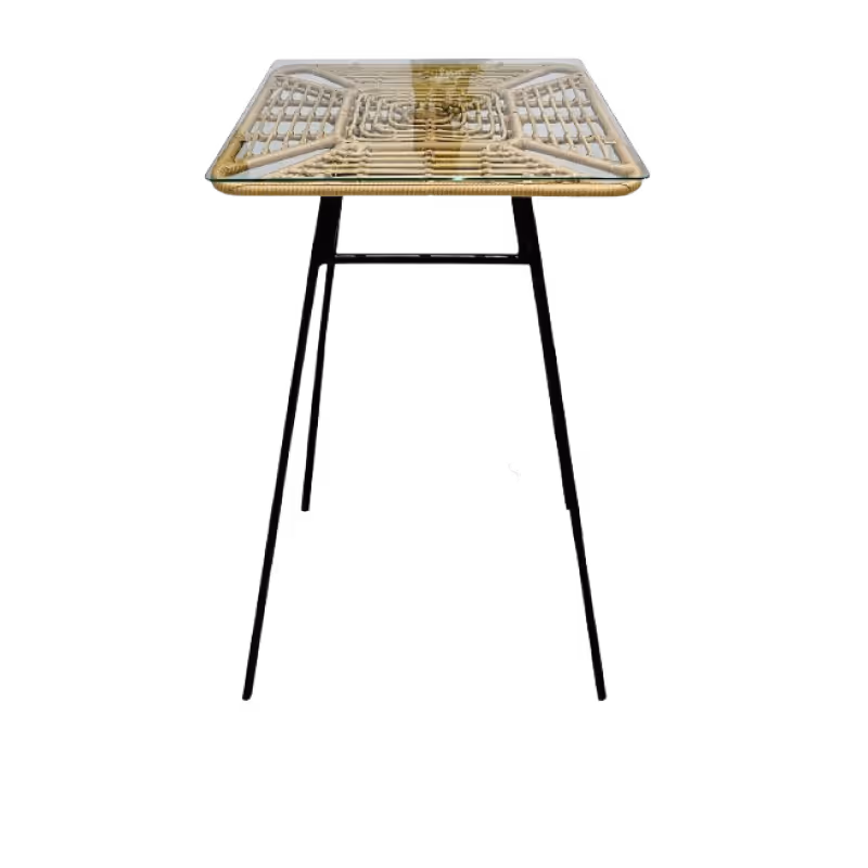 Rattan Standing Table Rental