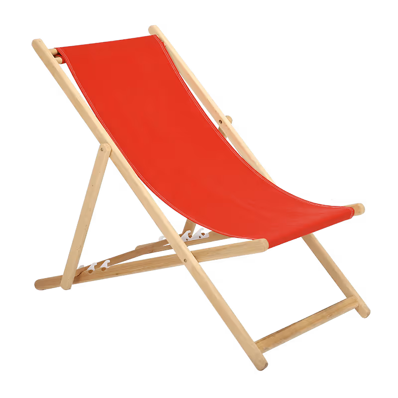 Furniture rental : Red Deckchair