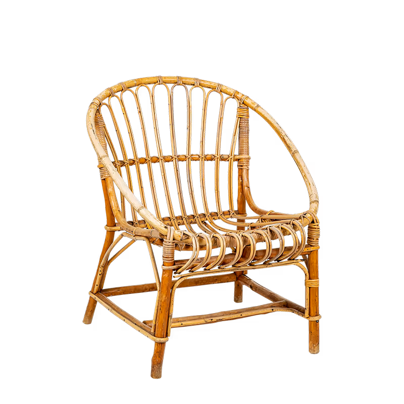Vintage Rattan Armchair