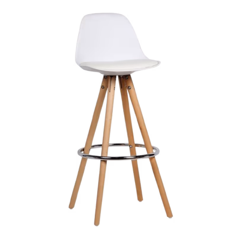 Furniture rental : White Scandinavian High Chair
