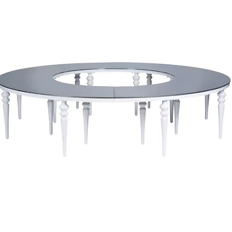 Furniture rental : White Louisa Table