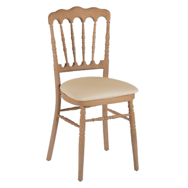 Furniture rental : Wooden Napoleon Chair