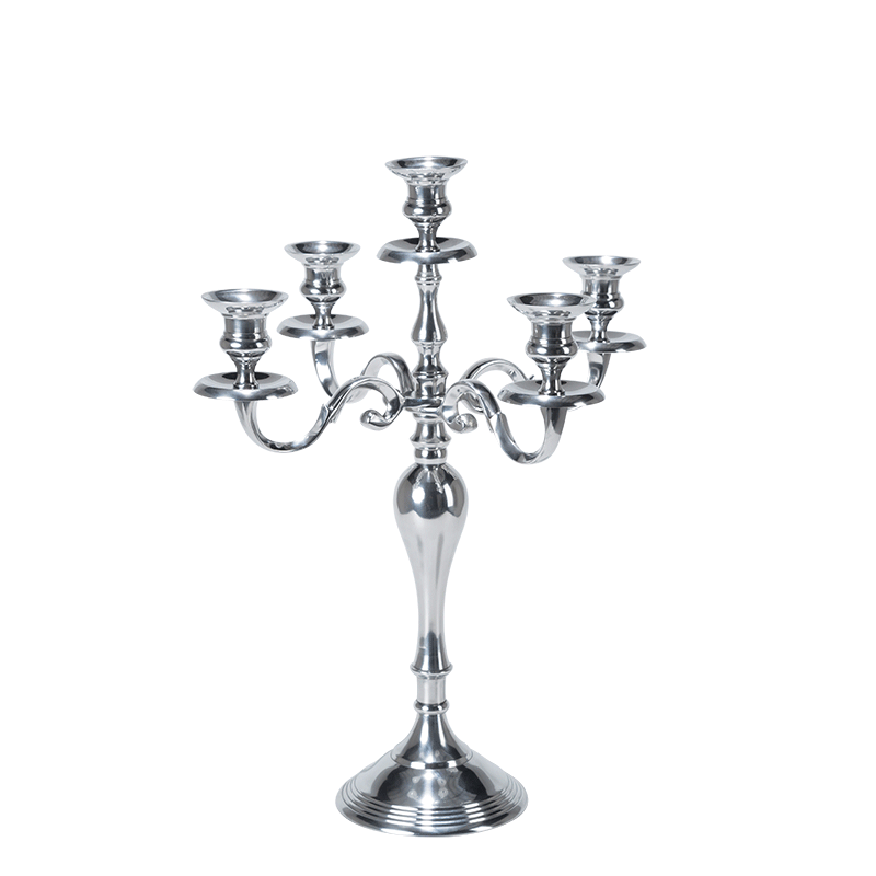 Tableware Rentals: 5-light candlestick