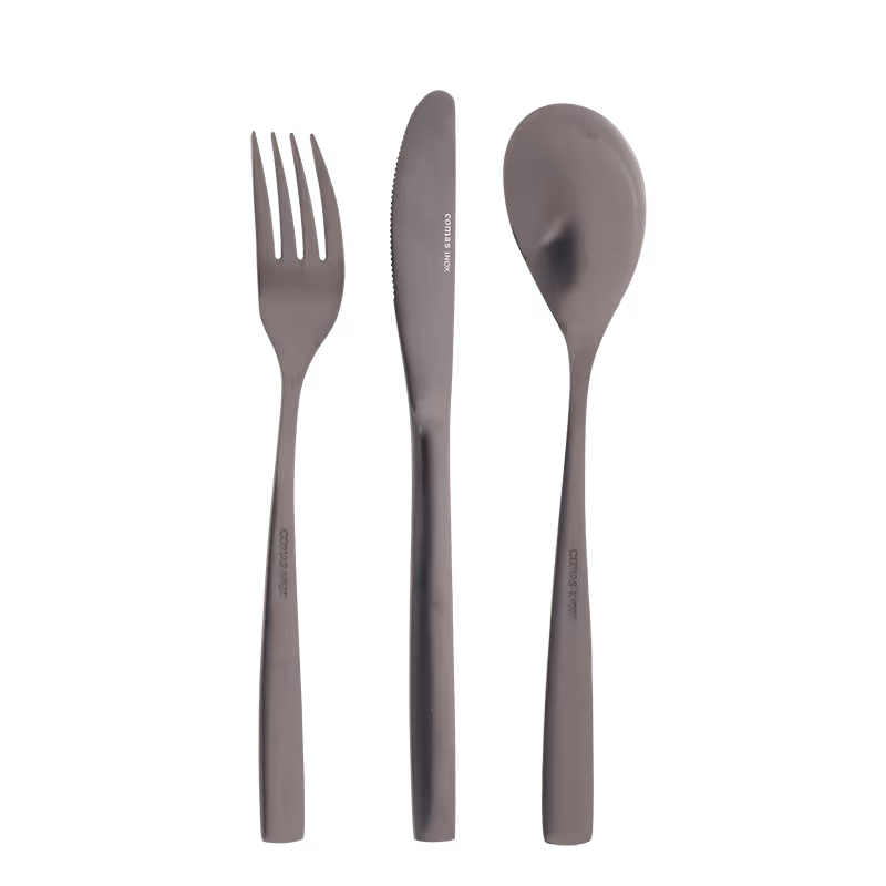 Tableware Rentals: Black Neo cutlery line