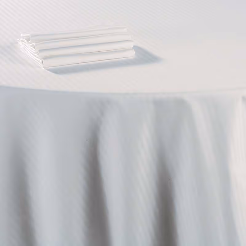 Tableware Rentals: Organic cotton tablecloth