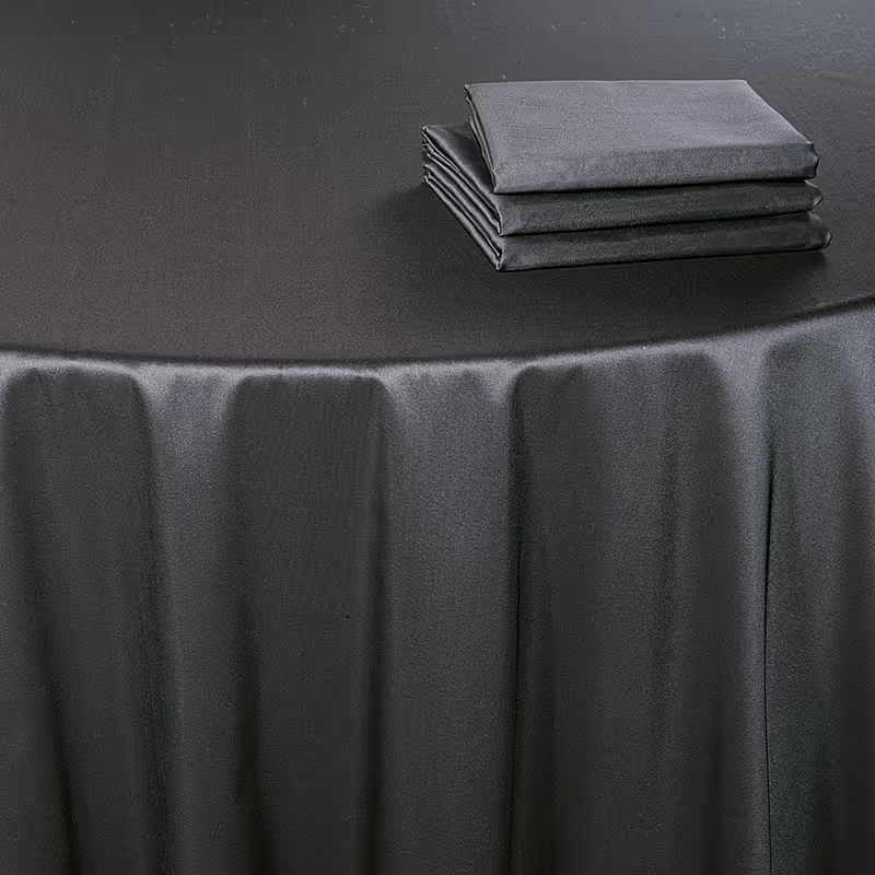 Tableware Rentals: Tuscany steel tablecloth