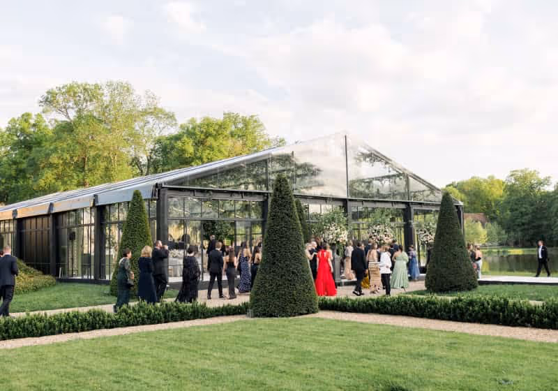 Glass Wall tent rental specialist throughout France