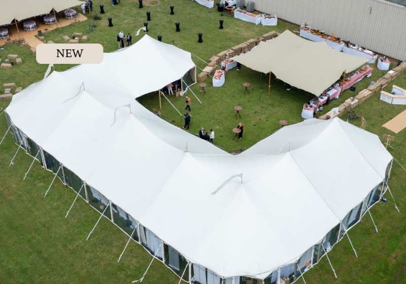 Specialist in U-Shaped Sailcloth Tent Rental Across France