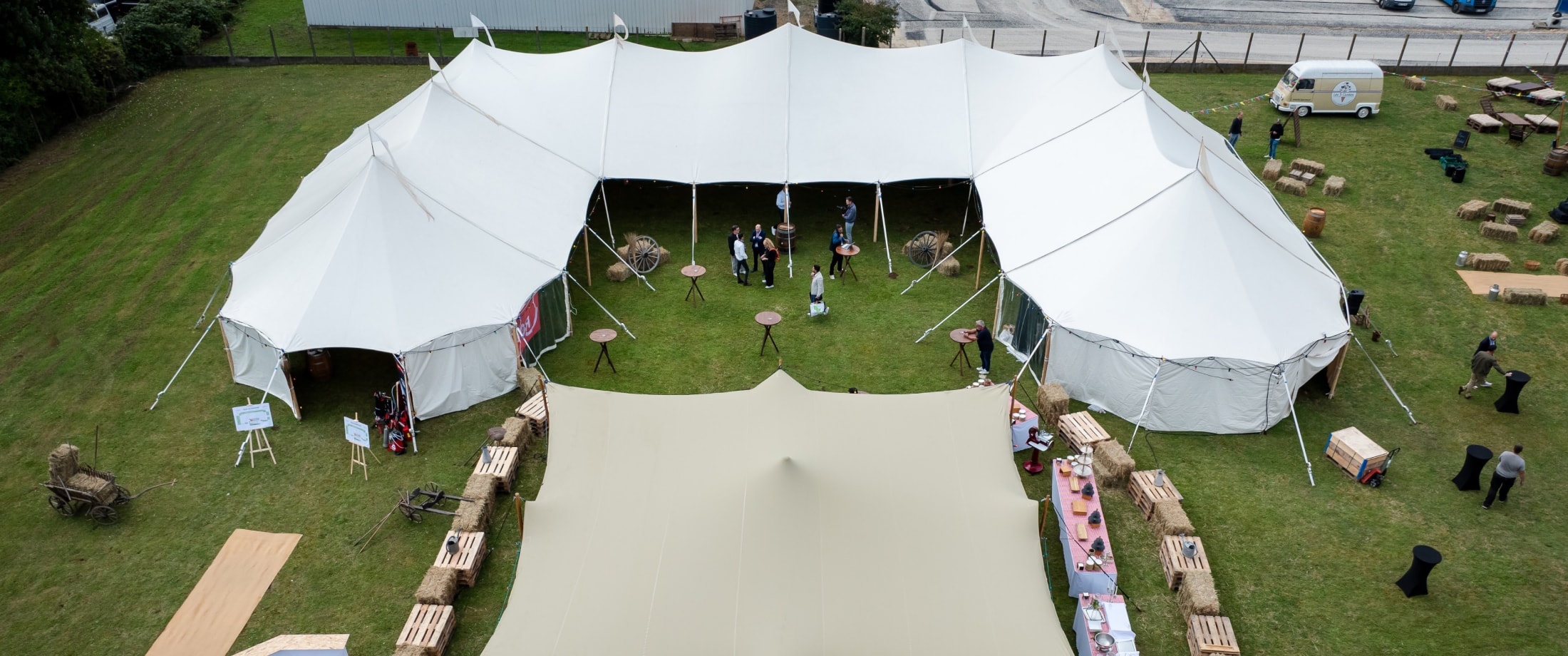 U-Shaped Sailcloth Tent