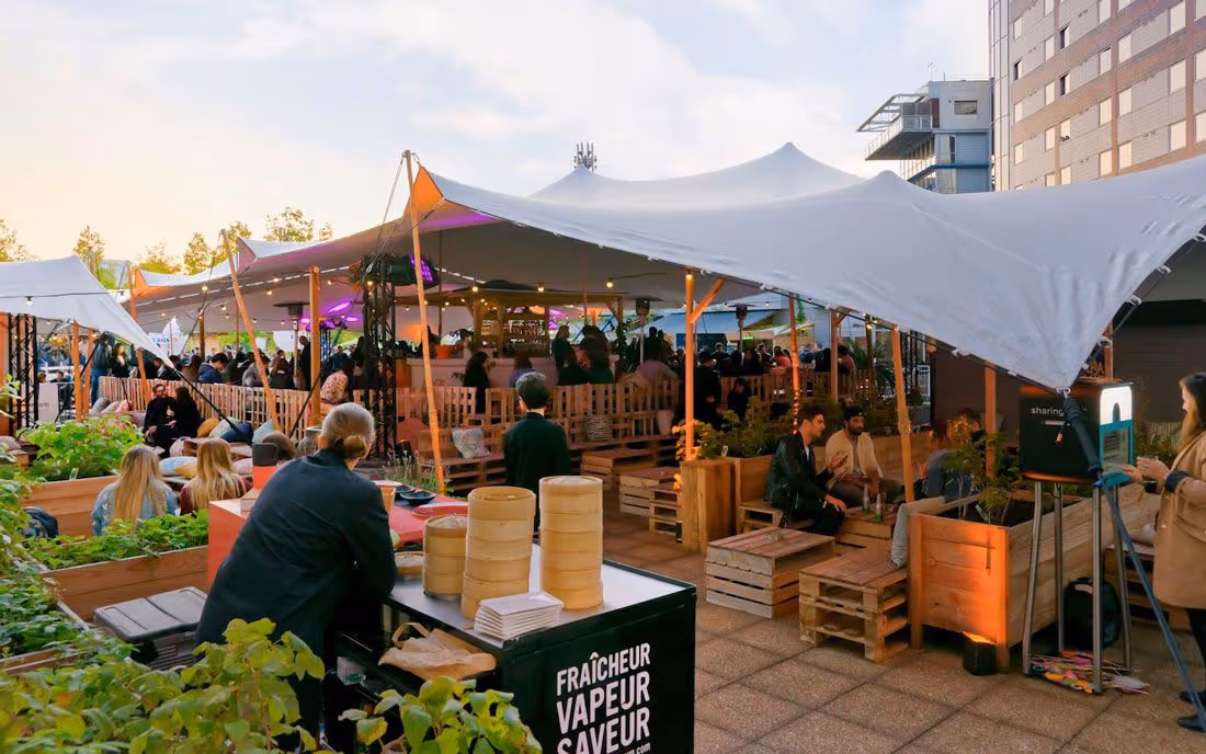 Covering the Papa Cabane terrace