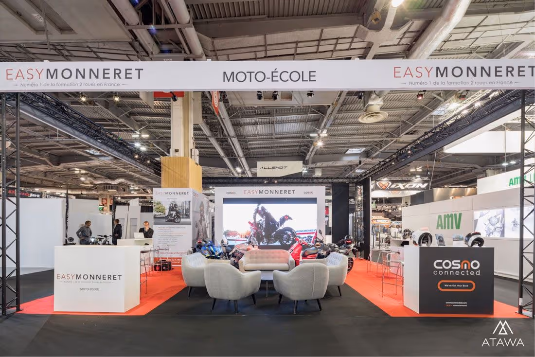 Stand at the Mondial de la Moto: an experience for enthusiasts