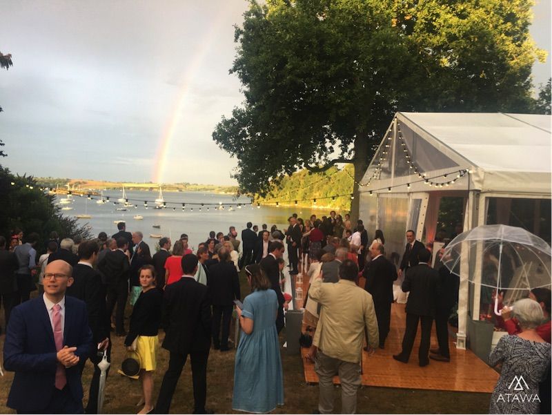 Wedding on the banks of the Rance